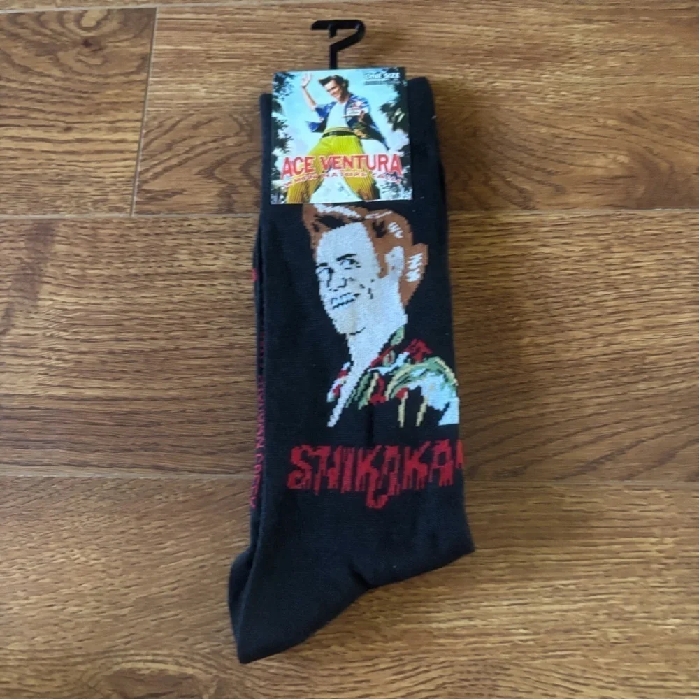 Ace Ventura Pet detective “Shikaka” casual crew socks